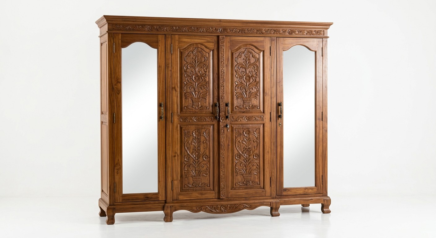 Premium Teak Wardrobe
